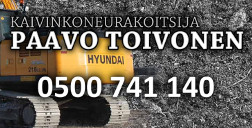 Kaivinkoneurakoitsija Paavo Toivonen logo